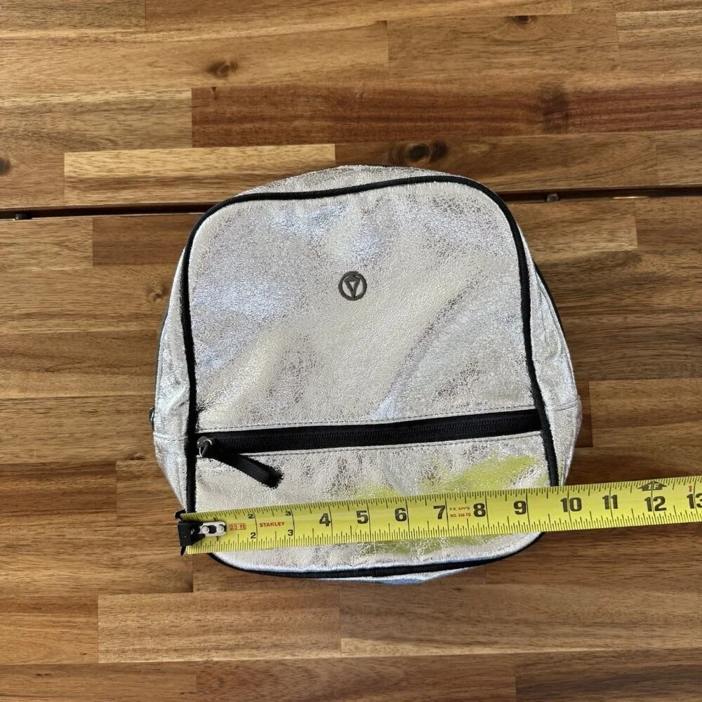 IVIVVA By Lululemon Convertable Tote‎ Prepared BACKPACK Bag Metallic Silver